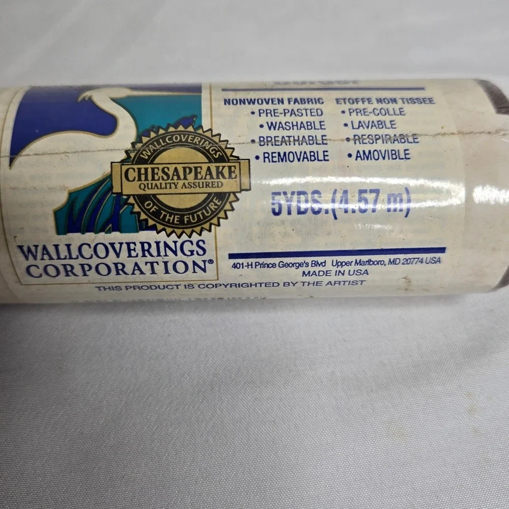 Chesapeake Nonwoven Fabric BorderTwo Packs Berry Pattern 10 Yards Total New‎